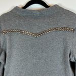 Stetson Gray Moto Jacket Studded Western Style Womens Size Medium Photo 8