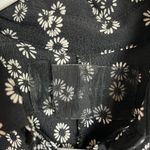 Reformation  Black White Floral Button Up Shirt Top Size Small READ Photo 5