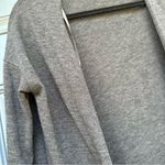 See You Monday  women’s open front long light Gray cardigan size small Photo 3