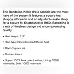 Bandolino Keltie Dress Floral Sandals Heels - Size 6.5 M- Brand new in box Photo 10