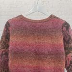 Sundance Sweater Size XS Mohair Floral Ombre Mauve Purple Pink Fuzzy Soft Photo 4