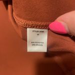 Rae Mode Rust Orange Zip Up Athletic Jacket Women Medium Workout Yoga Activewear Photo 6