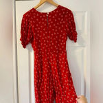 Faithfull the Brand Mallory Jumpsuit In Red Jeanne Print Size 4 Photo 5
