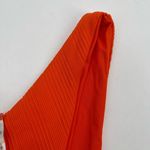 l*space NEW L* Bikini Bottoms Size Large Cabana Orange Bitsy Cut NWOT Poppy Stripes Photo 8