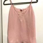 Melrose and Market Blush Pink V Neck Lace Trim Cami Tank Top XSmall NWT Photo 3