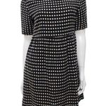Ace & Jig ✨ Women's S Black Ivory Polka Dot Mini Dress Photo 7