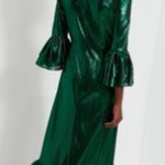 Tuckernuck  | Pomander Place Emerald Crinkle Lurex Lillith Dress Photo 1