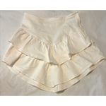 EUC MOTHER The Ruffle Mini Skirt, White, Sz. 29 (8) White Photo 2