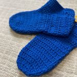 NWOT Crochet Booties/Socks Blue Photo 1