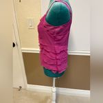 Anne Carson Anne Carson 100% Silk Ruffle Camisole Top - Size Small Y2K Vintage Fuschia Photo 3