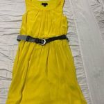 AB Studio  - Yellow Dress with Belt. Size Small. Photo 0