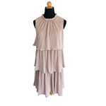 Anthropologie  NWT Ro & De Estelle Blush Pink Tiered Tunic Dress Size Small Photo 7