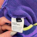 Urban Outfitters  Mandinga Womens Wool Blend Purple Tiger Pullover Sweater Size M Photo 4