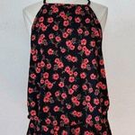 Sweet Brand Red & Black Floral Pajama Set Photo 0