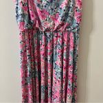 Lilly Pulitzer Dominica Handkerchief Hem Dress in Coco Coral Crab Size M Photo 3