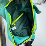 KAVU  Sling Bag Teal Green Neon Yellow Zip Crossbody Fanny Pack Photo 2