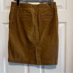 J.Crew  Tan Corduroy Pencil Skirt Fall Mini Photo 6