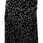 Max Studio NWT Vintage Black/Cream Midi Skirt M Photo 0