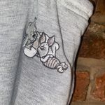 Disney  Winnie The Pooh & Piglet Gray Pajama Sleepwear Pants Women's Size Small Photo 1