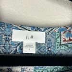 J.Jill Paisley Patchwork Print Long Sleeve Tunic Size Large Blue Photo 7