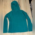 The North Face  blue green Fleece zip up Jacket sweatshirt Photo 1