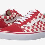 Vans Red Checkered Skate Shoes 6.5 Photo 0