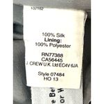 J.Crew Size 4 Silk Dress Multicolor Floral Print Long Sleeve Straight Y2K Chic Photo 10