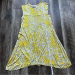 Derek Lam 10 Crosby  Yellow Grey Printed Sleeveless Tunic Dress Photo 9