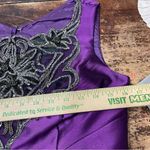 Theia Gazaar Sleeveless Illusion Lace Mermaid Gown 6 Purple Photo 4