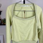 NIA the brand Cora Sweatshirt and Short Set Green Photo 1