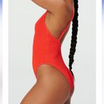 Good American Always Fits One Piece Swimsuit in Bright Poppy 3/4 L/XL Photo 2