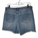 indigo. Rain Jean Shorts High Rise Cutoffs Distressed Juniors 9/28 Photo 2