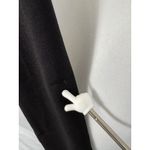 AQUA  Black Long Sleeve Rhinestone Fringe Crop Top‎ Womens XS Photo 7