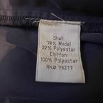 LC Lauren Conrad Navy Blazer/Duster with Classic Draped Silhouette Size Small Photo 6