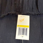 Luna Tiks black tiered knee length skirt with a wide waistband size medium Photo 7