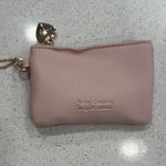 Juicy Couture  blush pink pouch with gold heart charm Photo 0