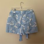 A New Day Light Blue with Tie High Waisted Shorts Photo 10