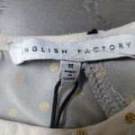 English Factory  blouse with gold polka dots. Size M Photo 1