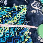 New Directions Royal Aztec Print Maxi Skirt Green Size L Photo 6