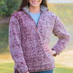 True Grit  The Original Frosty Tipped Pullover Jacket Sherpa Vintage Wine XXL Photo 0