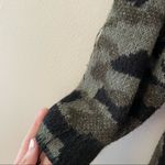 Nine West 3X animal print hooded cardigan pockets fuzzy sweater knit tiger Photo 2