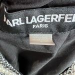 Karl Lagerfeld black and white pearl neckline shift dress size 4 Photo 5
