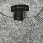 House of Harlow HOUSE OF HARLOW1960 100% Cashmere Sweater M Gray Layered Shoulder Boho Office Photo 6