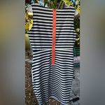 Esley Vintage Elsey Navy Blue White striped Sleeveless Dress Women’s Size Large Photo 8