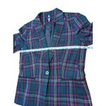 Tommy Hilfiger Women Green Plaid Single-Button Blazer Sz 12 Photo 9