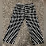 Dennis Basso New Dennis by Black and White Geometric Business Pattern Pants 12 Photo 14
