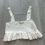 ZARA  Ruffled Knit Crop top Photo 2
