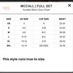 Aurelle Swim X McCall Mitchell White and Orange Floral Bikini Photo 6