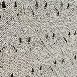 St. John  Beige Tan White Black Melange Lace Knit Top Shirt Blouse Size S Photo 6