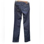 Paige Melrose Jeans Straight Leg Low Rise Dark Wash Size 27 EUC Y2K Photo 1